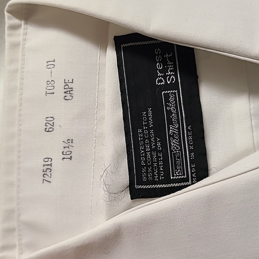 Vintage Set of 2 Sears Men's Store Classic Short-sleeved Button Down Collared - Picture 3 of 16